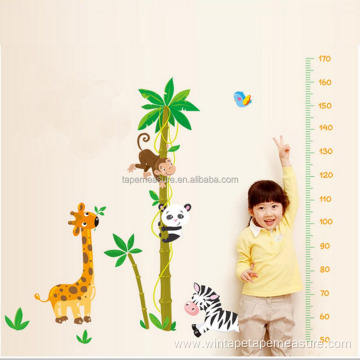 Colorful Wall Sticker Chart Height Measurement